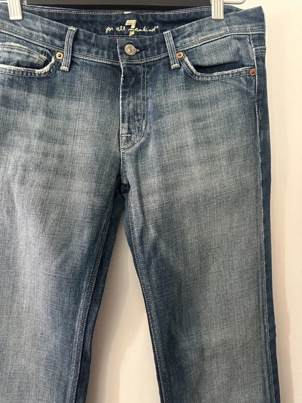 7 For All Mankind Flynt Bootcut Denim Y2K Jeans